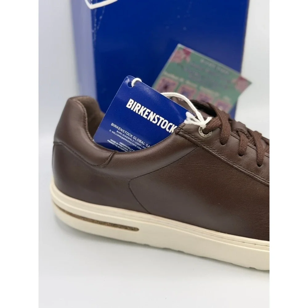 Birkenstock Bend Low Sneaker Roast Dark Brown Leather‎ NWOB 9M